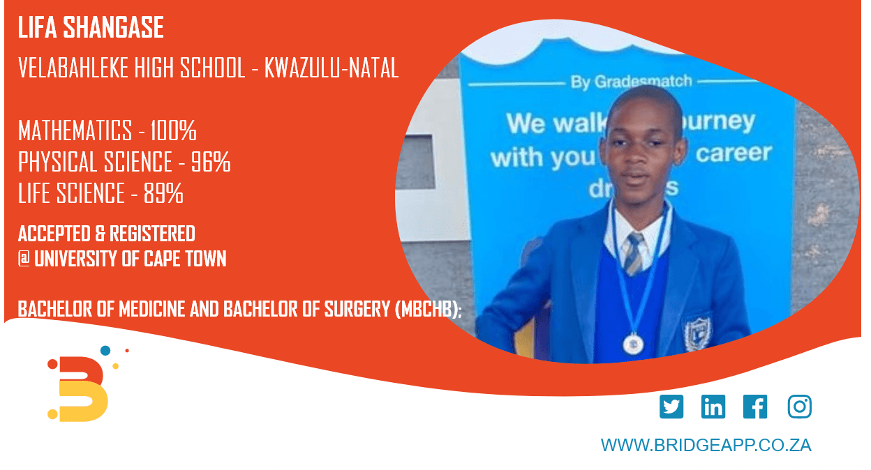 Student testimonials from Bridge sponsored university applications programme