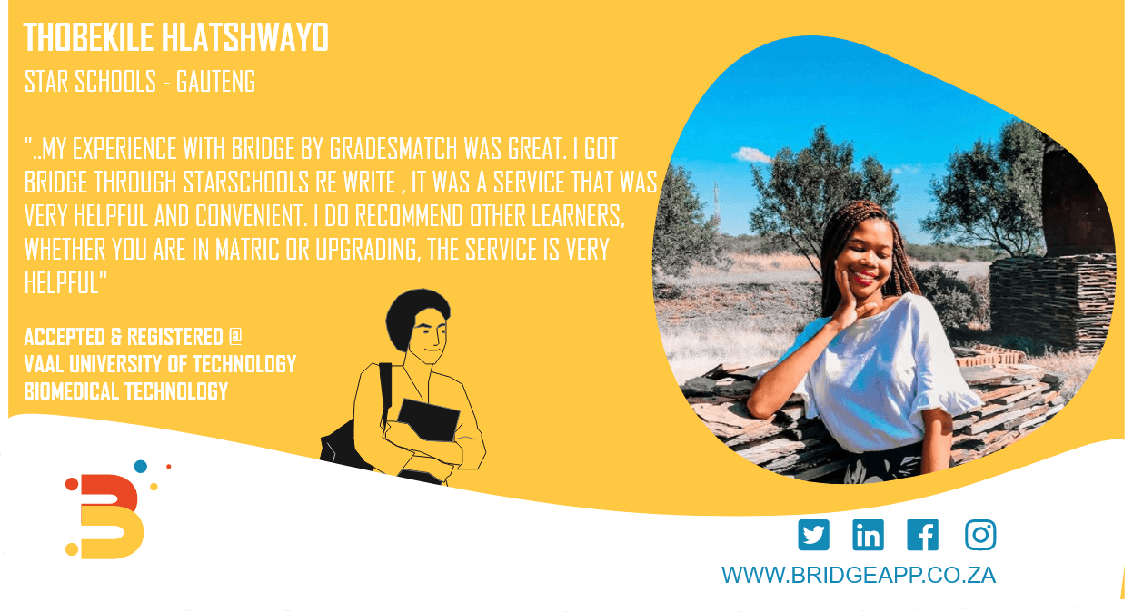 Student testimonials from Bridge sponsored university applications programme